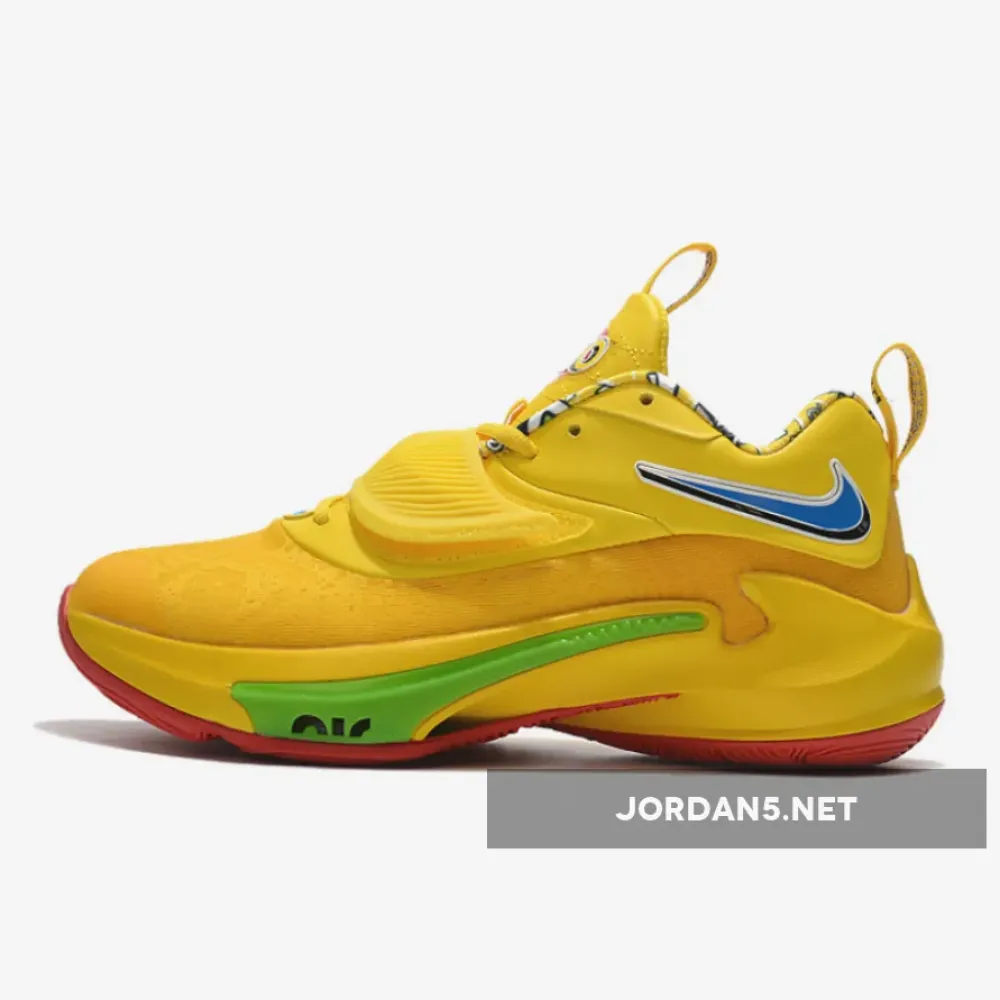 UNO X Nike Zoom Freak 3 Yellow/Blue-Green  DC9364-700