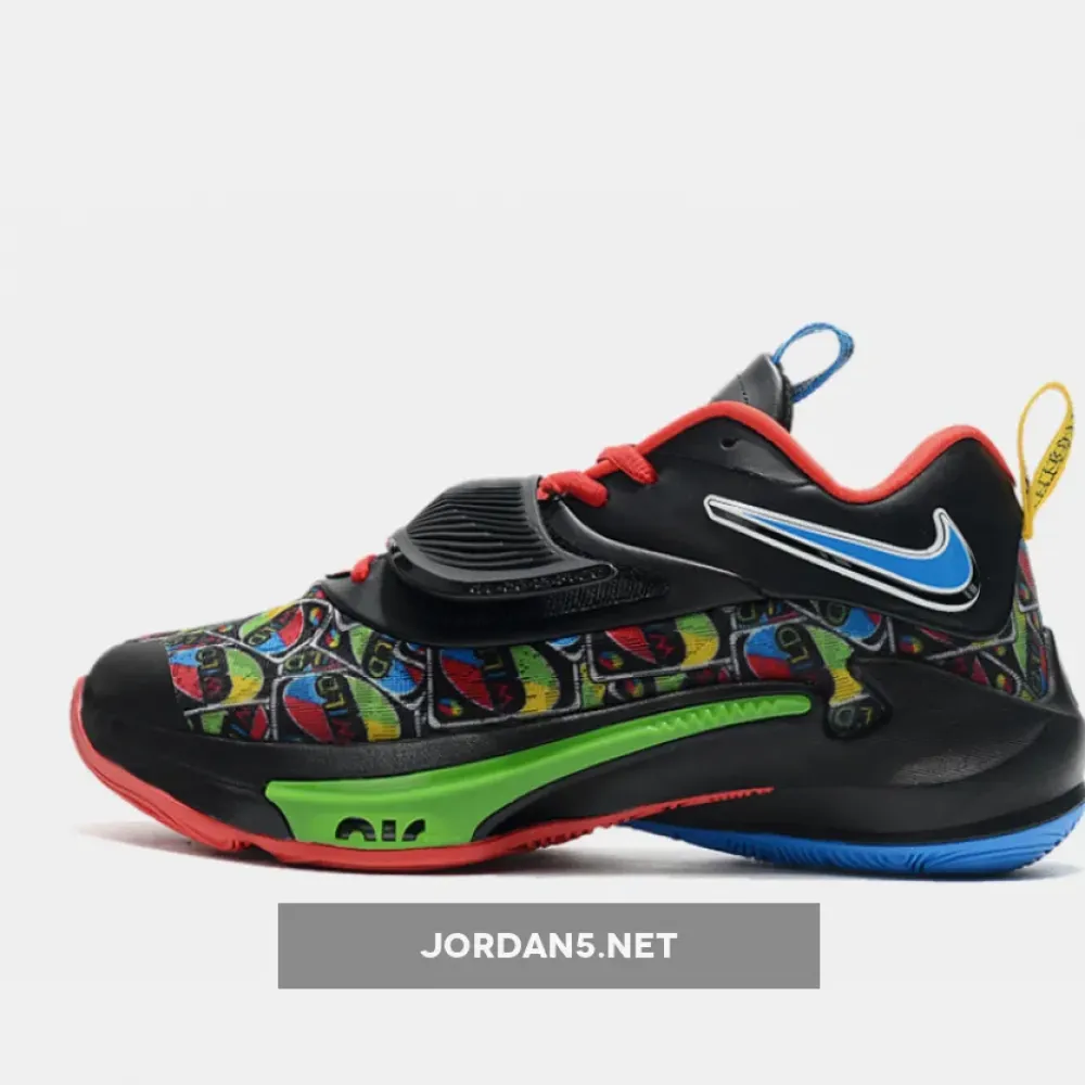 UNO X Nike Zoom Freak 3 ‘Face It’ Black/Red-Blue-Green  DC9364-001