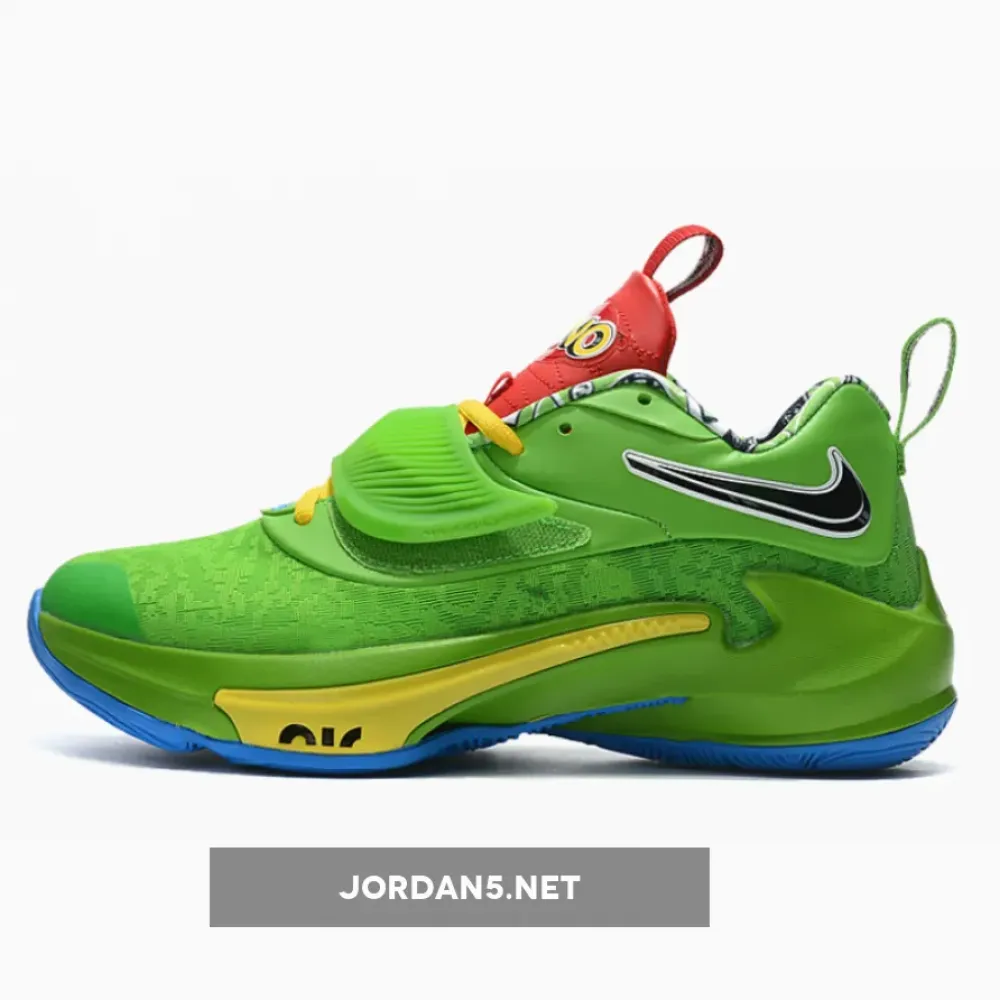 UNO X Nike Zoom Freak 3 Green/Red-Yellow  DC9364-300
