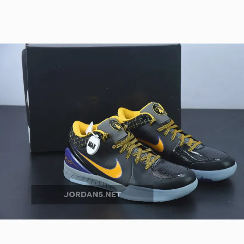 Nike Zoom Kobe 4 Protro “Carpe Diem” Black/Del Sol-Varsity Purple  AV6339-001