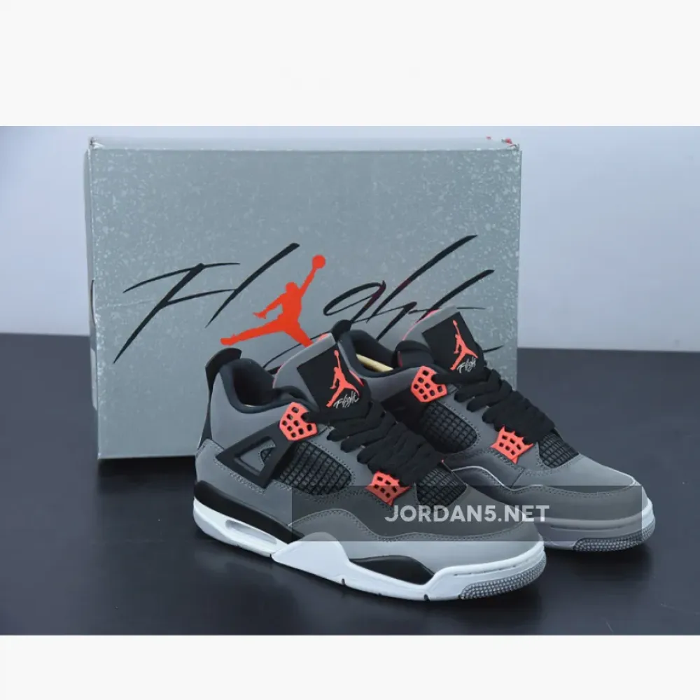 Air Jordan 4 “Infrared” Dark Grey/Infrared 23-Black  DH6927-061