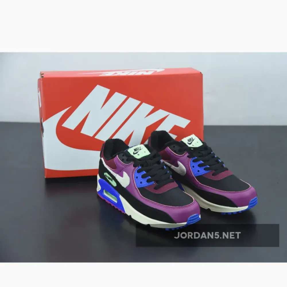 Nike Air Max 90 Cactus Flower/Black/Dark Beetroot/Fossil CT1891-500