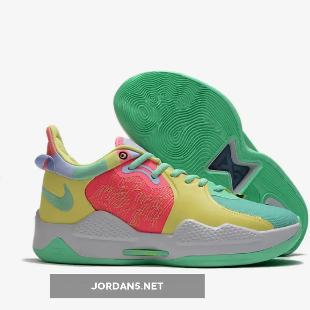 Nike PG 5 “Daughters” Green Glow/White-Sunset Pulse-Black  CW3143-301