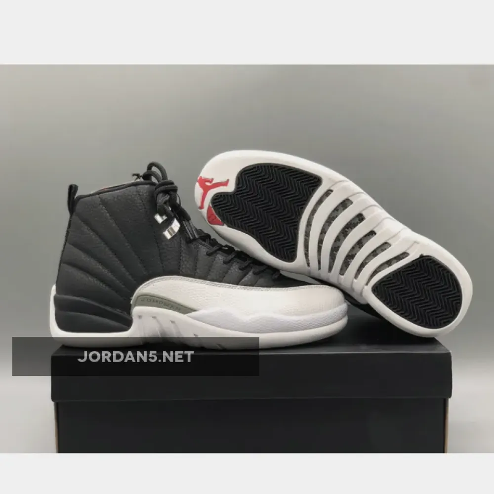 Air Jordan 12 “Playoffs” Black/Varsity Red-White  CT8013-006