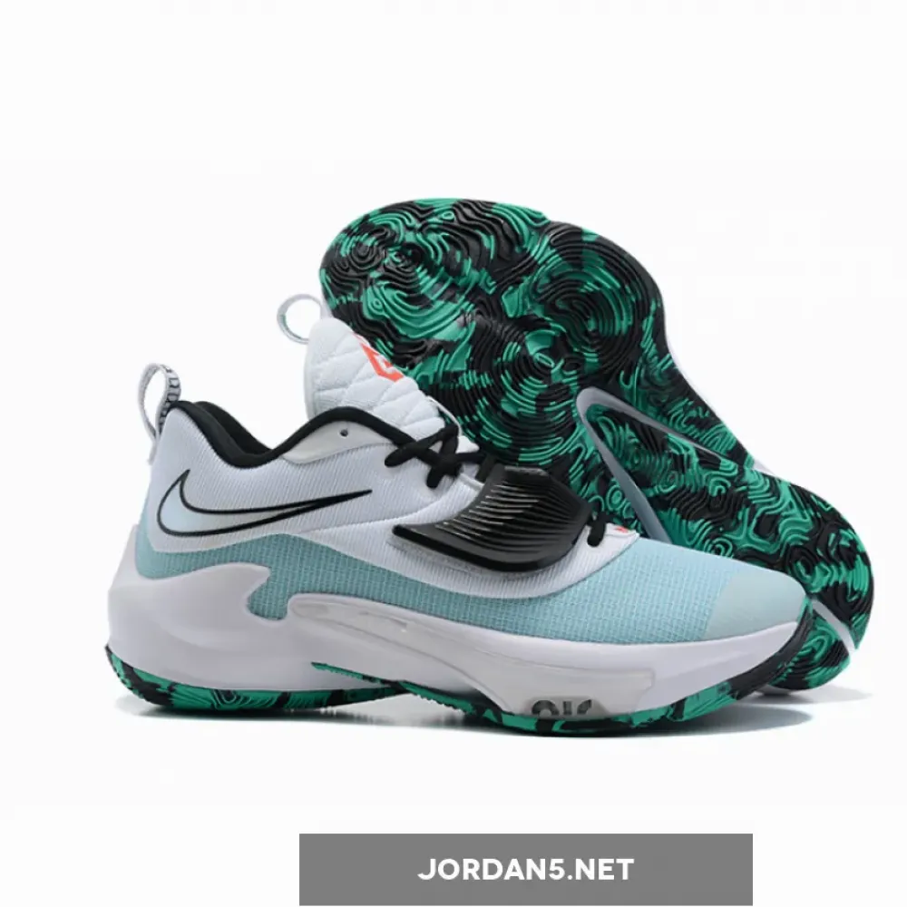 Nike Zoom Freak 3 Black White Blue  DA0695-101