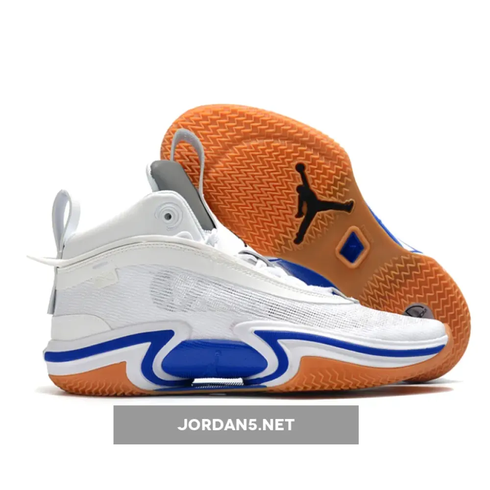 Air Jordan 36 White Blue