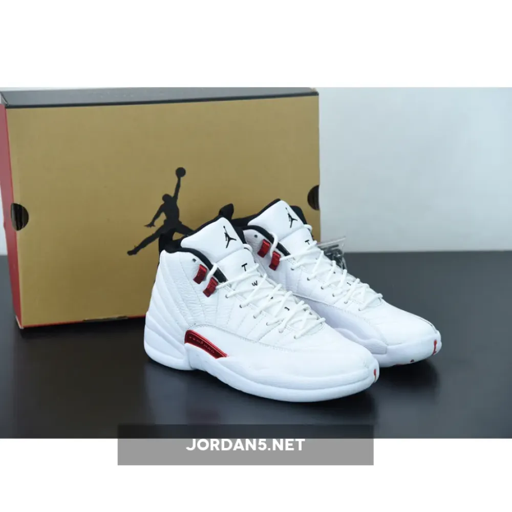 Air Jordan 12 “Twist” White/University Red-Black  CT8013-106