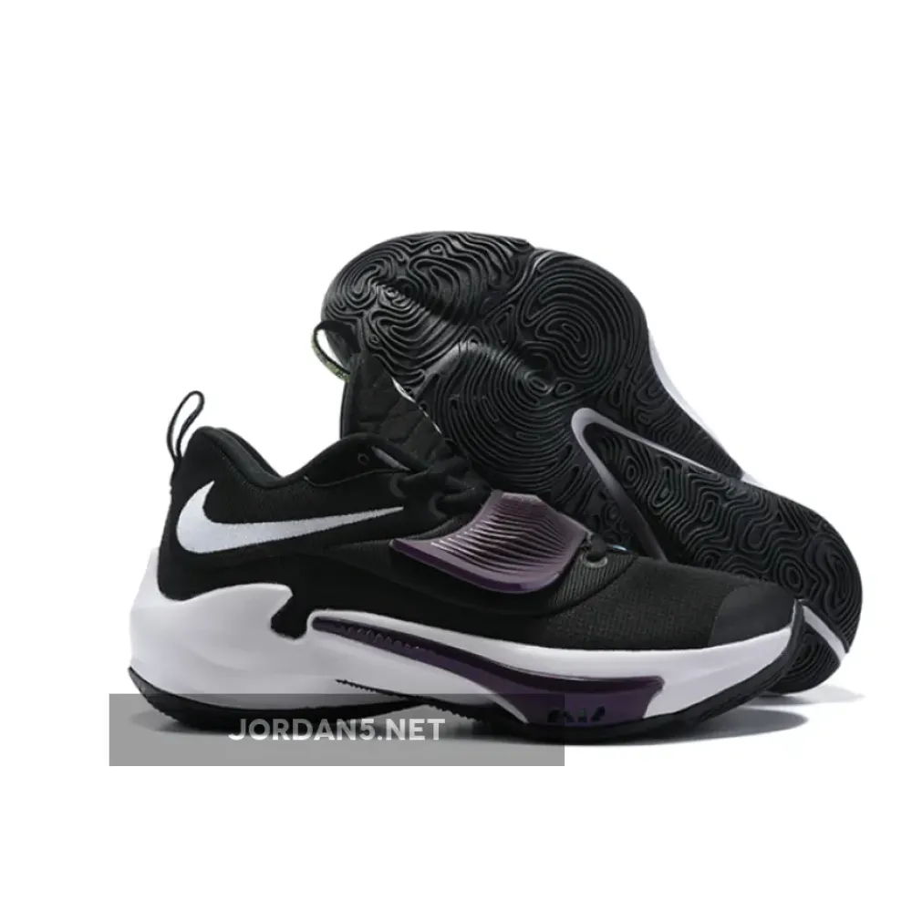 Nike Zoom Freak 3 “Project 34” Black/Light Photo Blue-White  DA0695-001