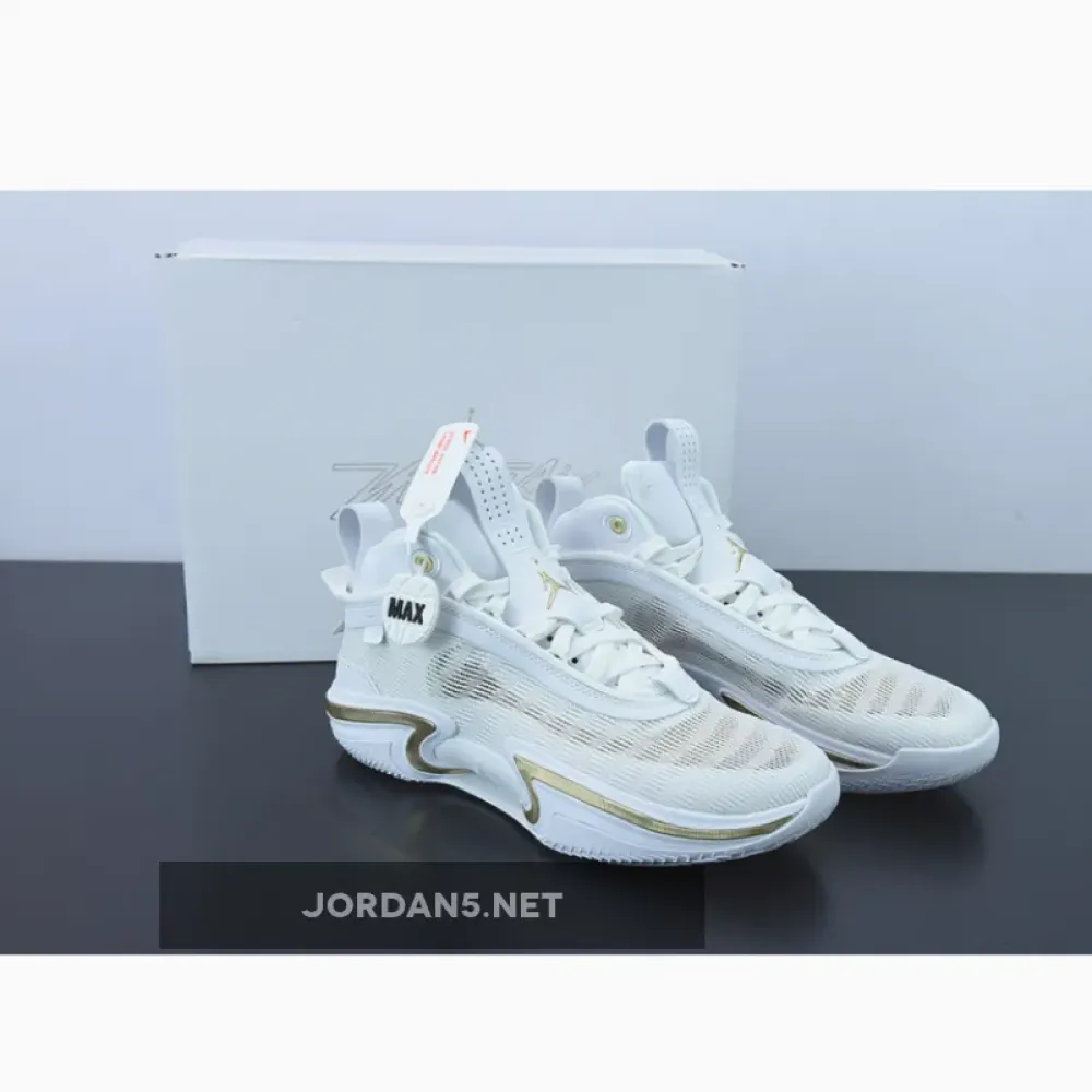 Air Jordan 36 ‘Glory’ White Gold  DJ4482-100