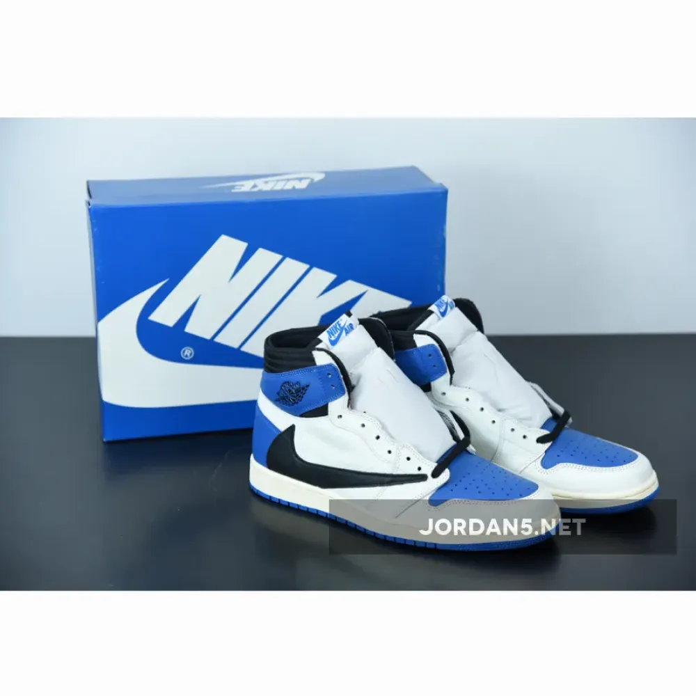 Travis Scott x Fragment x Air Jordan 1 High OG SP “Military Blue” DH3227-105