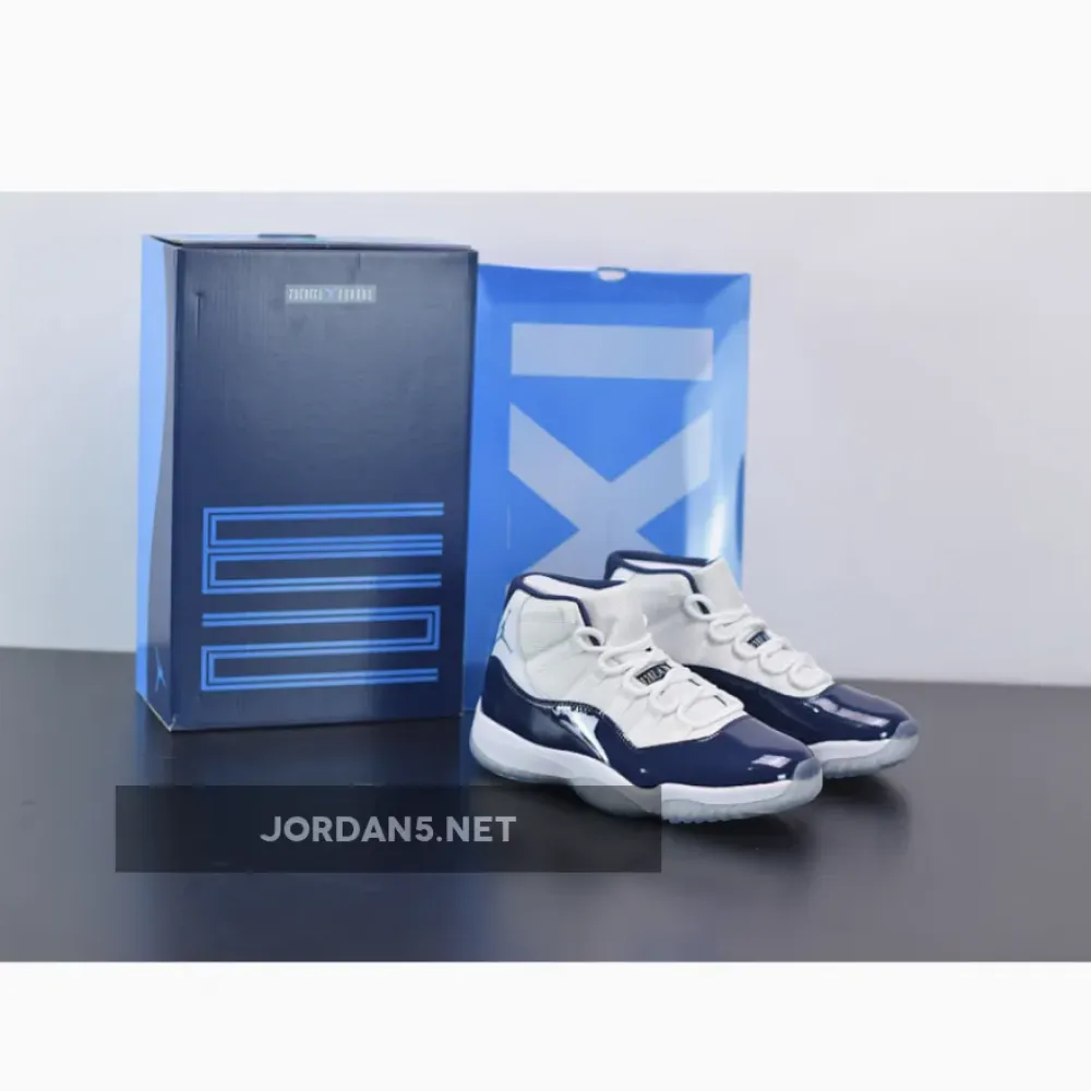 Air Jordan 11 Retro “Win Like ’82” White/Midnight Navy-University Blue 378037-123