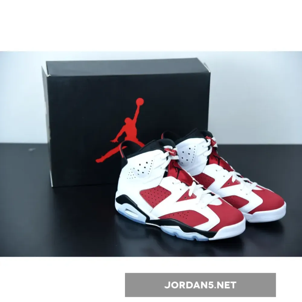 Air Jordan 6 “Carmine 2021” White/Black/Carmine  CT8529-106