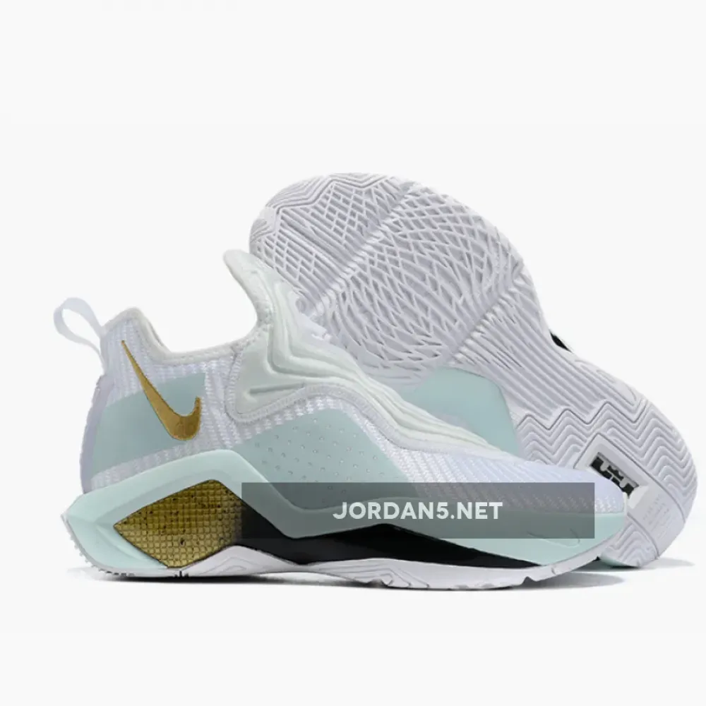 Nike LeBron Soldier 14 Custom White Gold