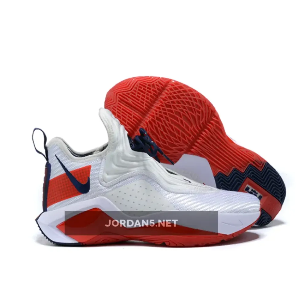Nike LeBron Soldier 14 White/University Red-Navy-Team Red CK6047-100