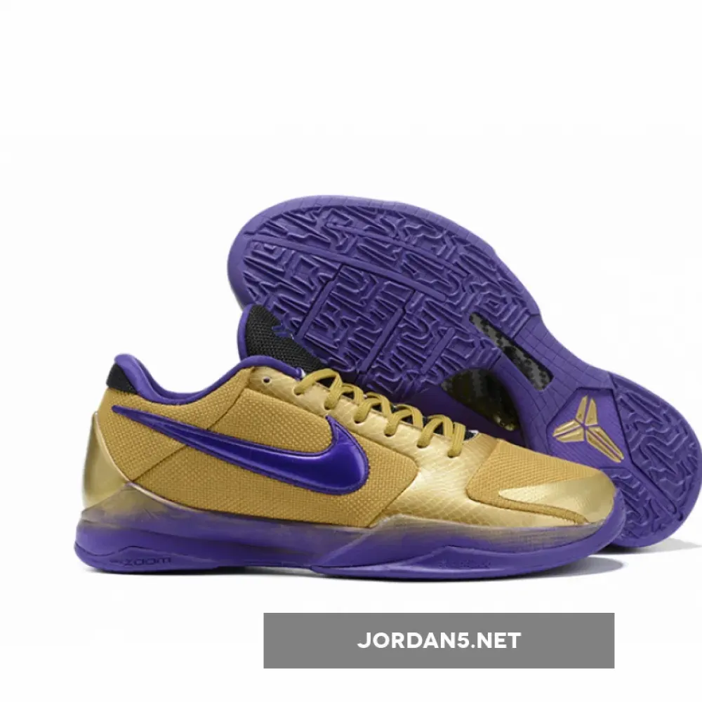 Undefeated x Nike Kobe 5 Protro “Hall of Fame” Metallic Gold/Field Purple DA6809-700
