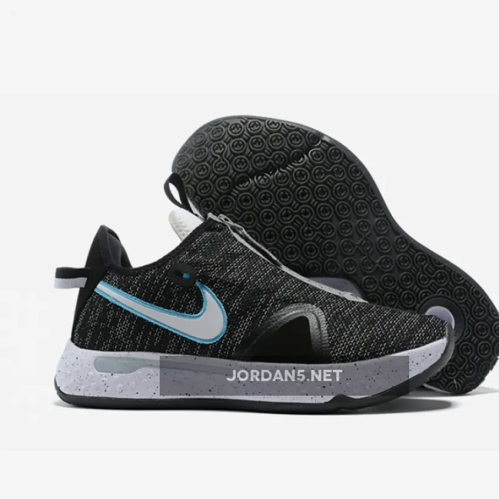 Nike PG 4 Heather Black Blue  CD5082-004
