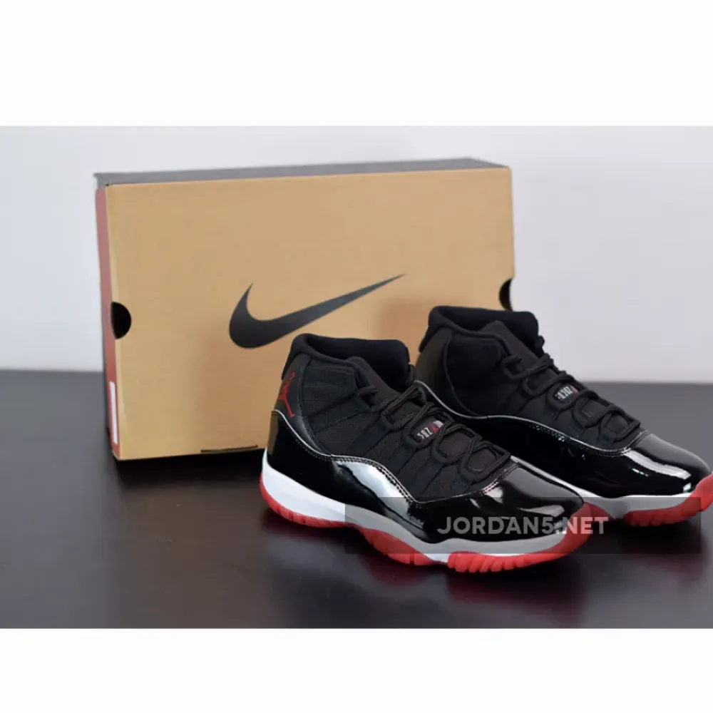 Air Jordan 11 “Bred” Black/True Red-White 378037-061