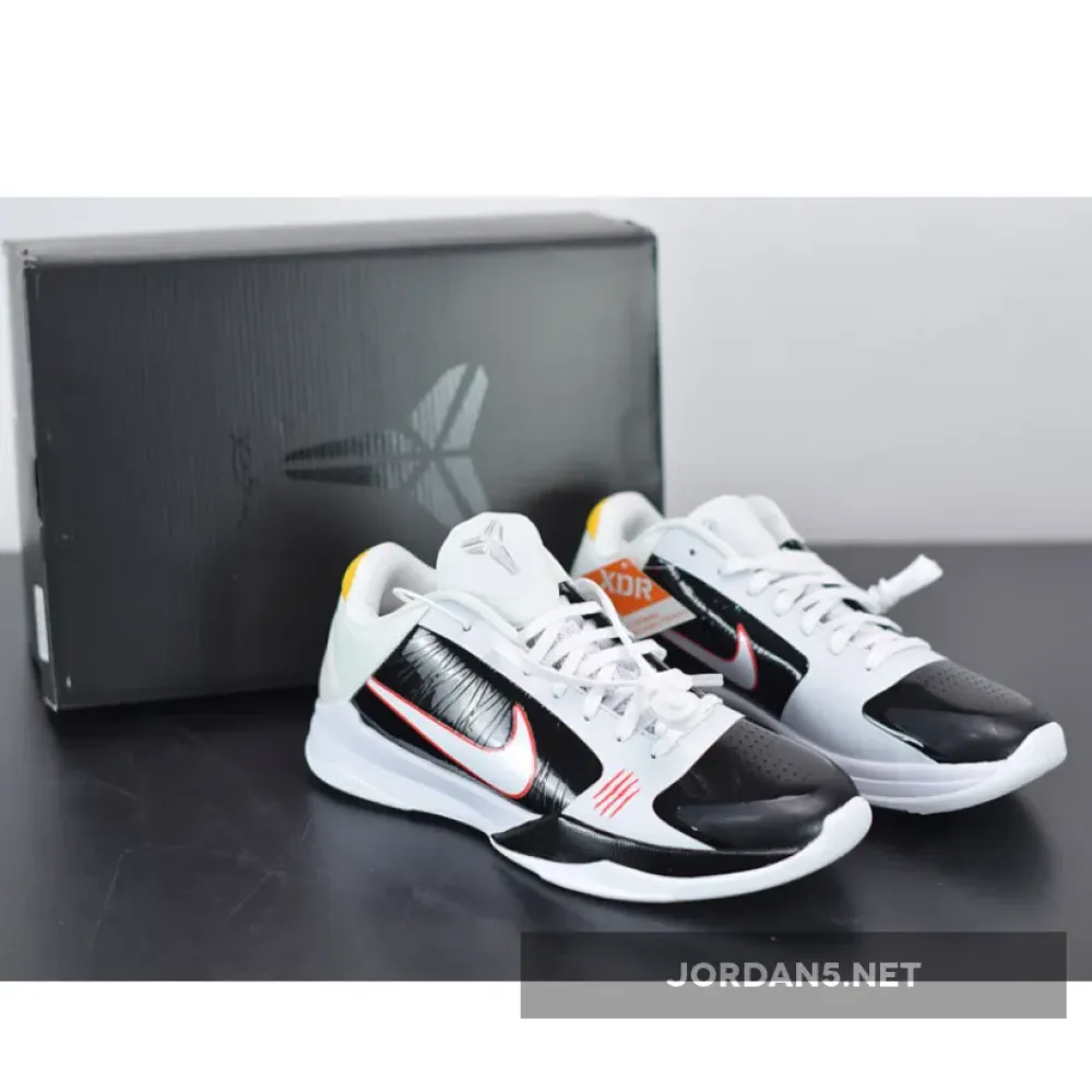 Nike Kobe 5 Protro “Alternate Bruce Lee” White/Black-Comet Red CD4991-101
