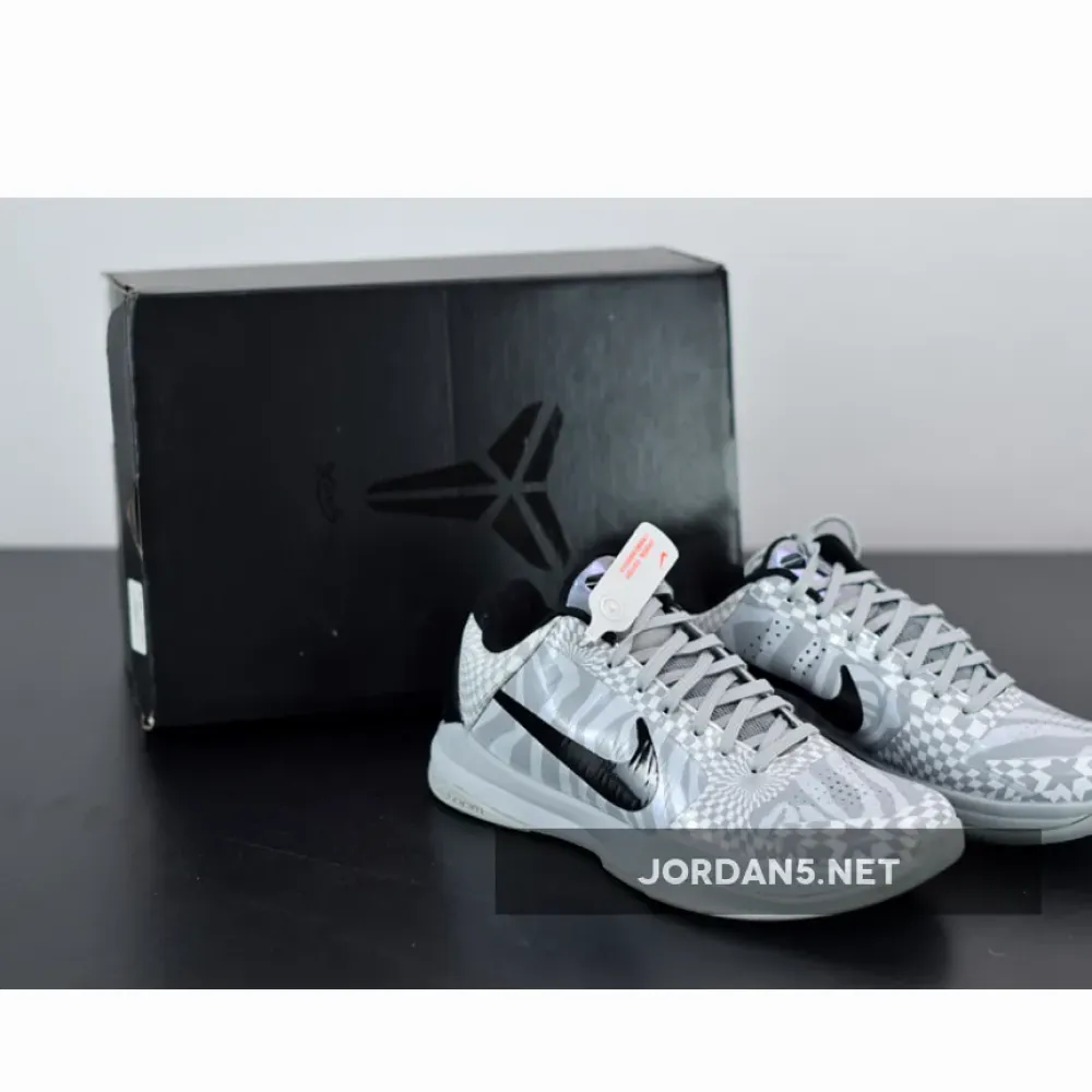 Nike Kobe 5 Protro “DeMar DeRozan” PE Wolf Grey/White-Black CD4991-003