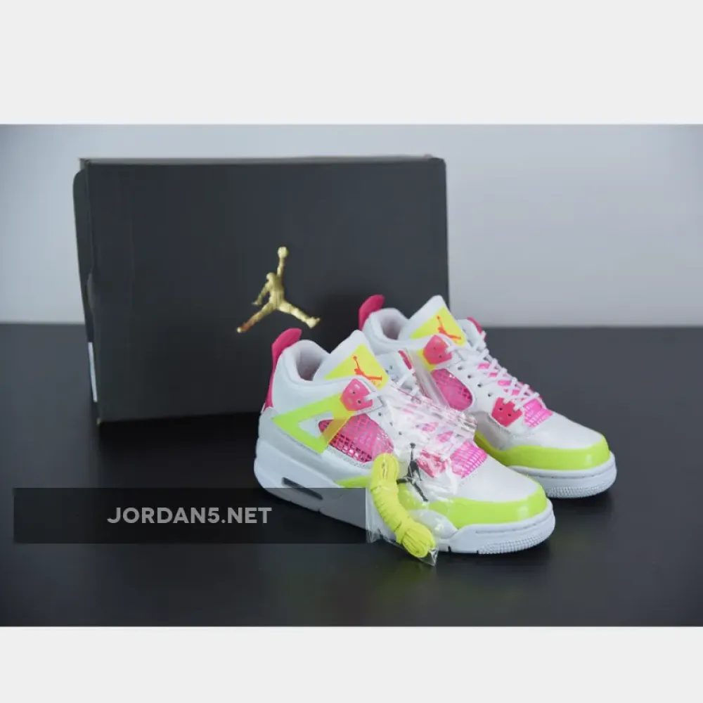 Air Jordan 4 GS Lemon Venom Pink Blast  CV7808-100