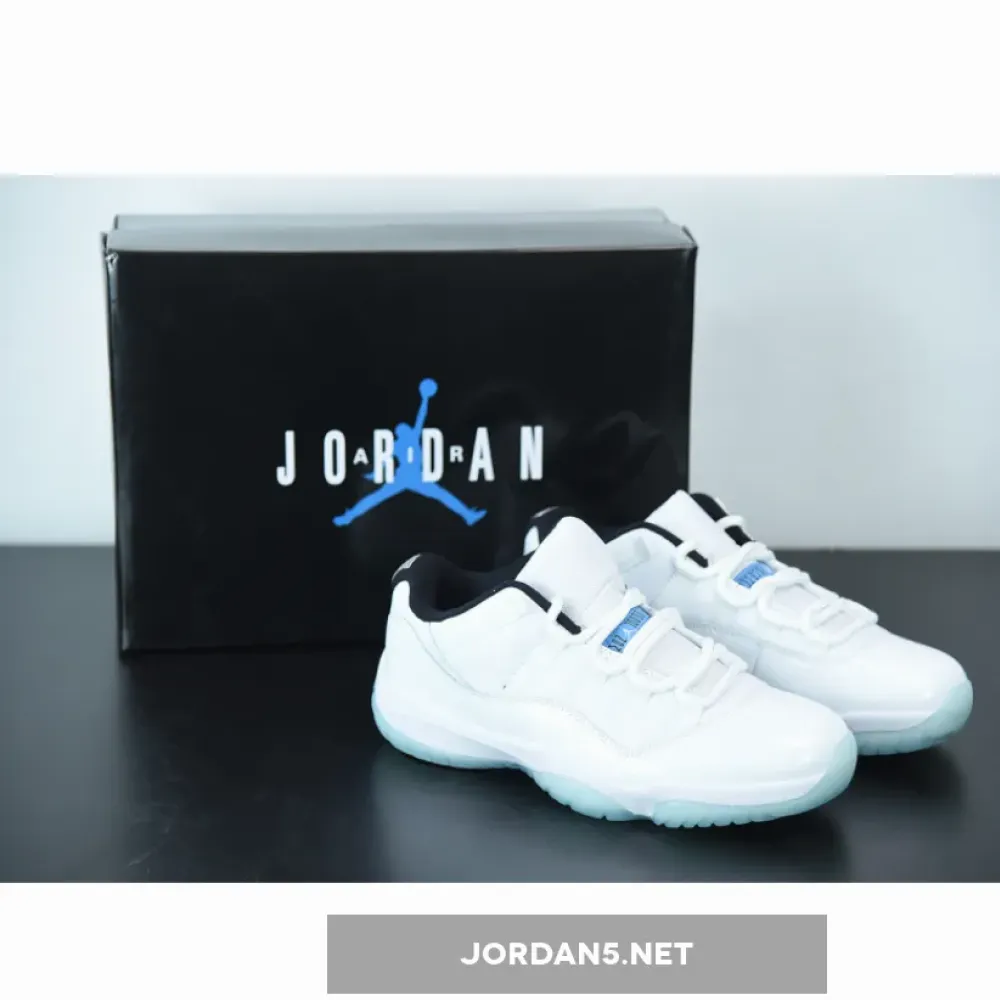 Air Jordan 11 Low “Legend Blue” White/Black-Legend Blue  AV2187-117