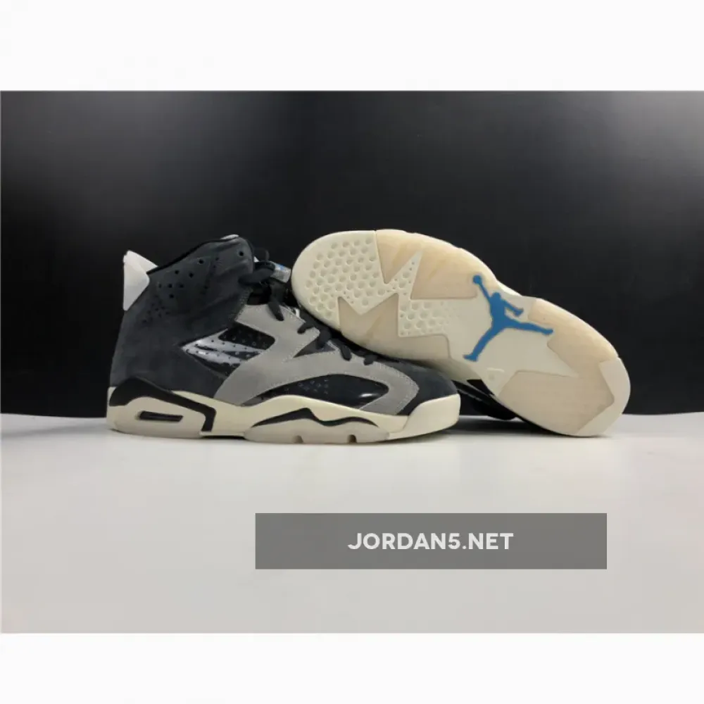Air Jordan 6 “Tech Chrome” Black/Light Smoke Grey/Sail/Chrome  CK6635-001