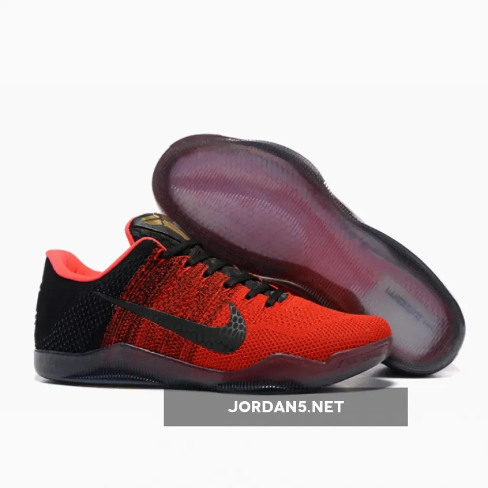 Nike Kobe 11 “Achilles Heel” University Red/Black-Bright Crimson-Metallic Gold 822675-670