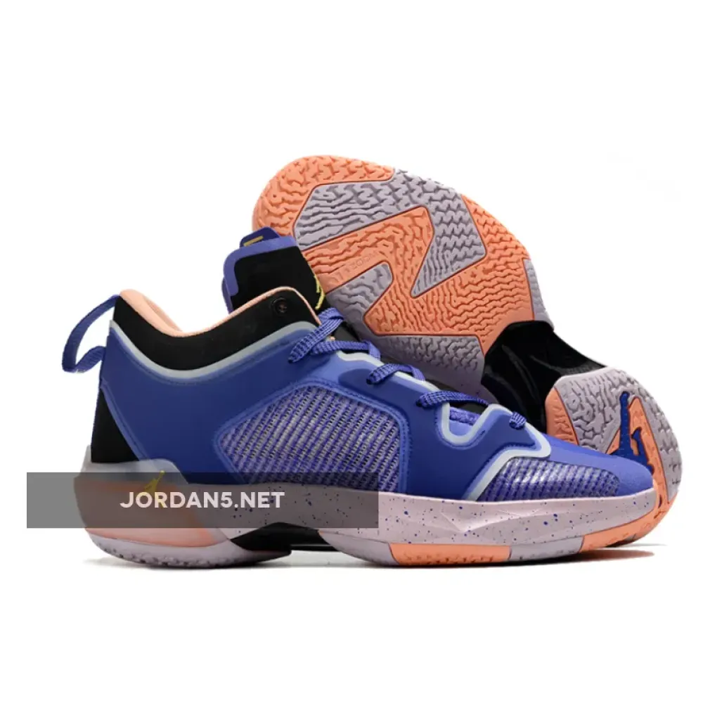 Air Jordan 37 Low Lapis/Saturn Gold-Black-Crimson Bliss-Iced Lilac DQ4122-400