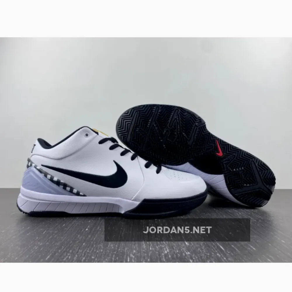 Nike Kobe 4 Protro “Gigi” White/Black-Metallic Gold-Bright Emerald  FJ9363-100