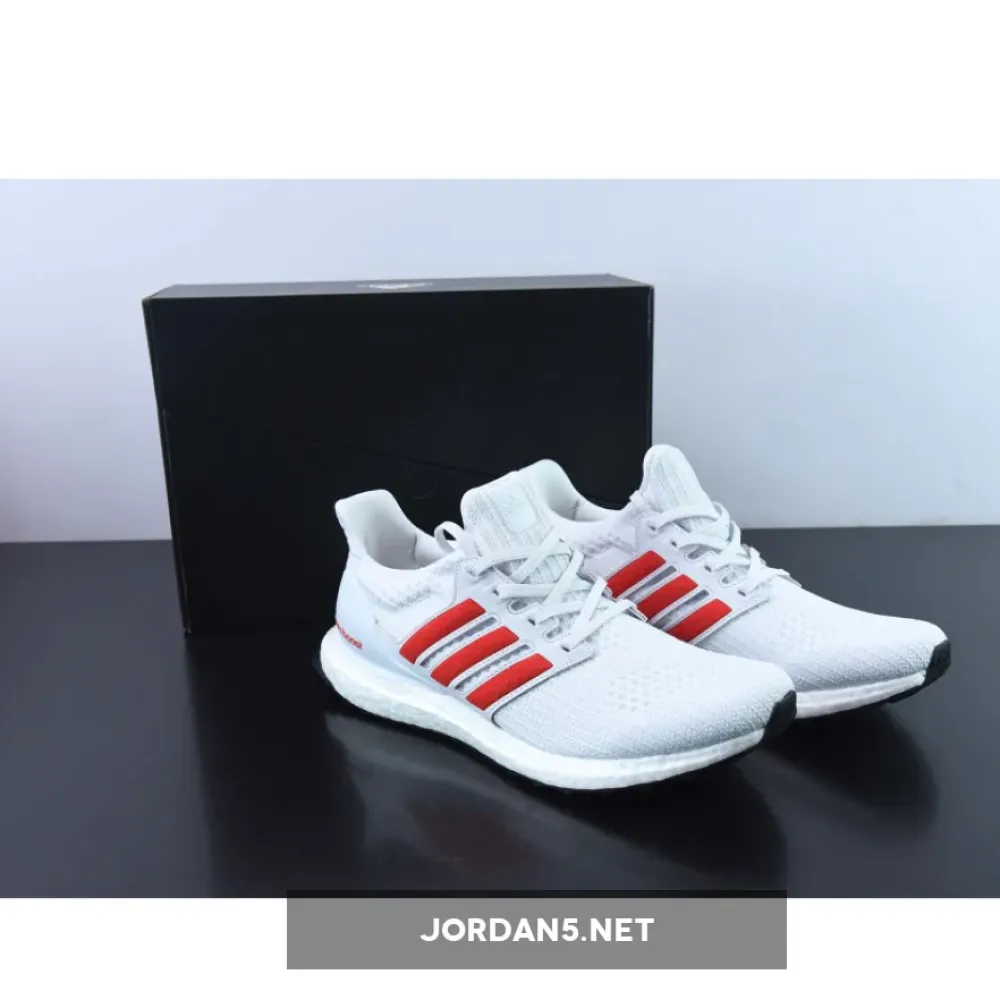 adidas UltraBoost 4.0 DNA White Scarlet  FY9336