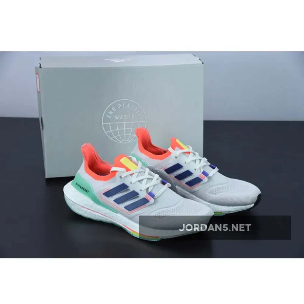 adidas Ultra Boost 21 Crystal White/Legacy Indigo/Turbo GY8688