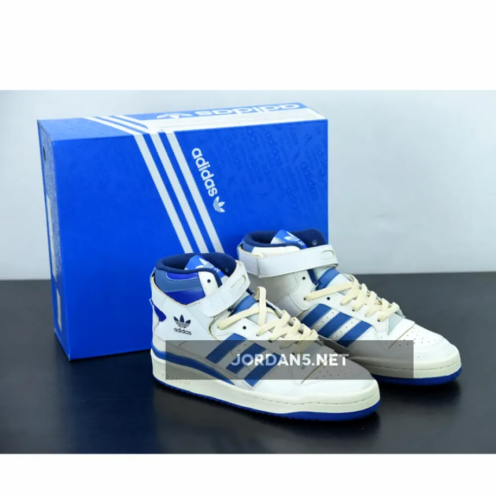 adidas Forum ’84 Hi Cloud White/Bold Blue  FY7793