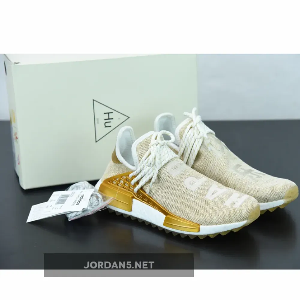 Pharrell x adidas NMD Hu Happy Gold  F99762