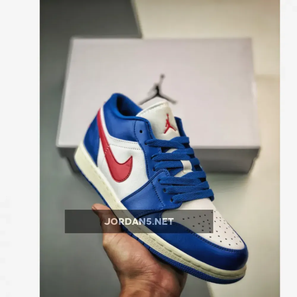 Air Jordan 1 Low Sport Blue/Gym Red-White  DC0774-416