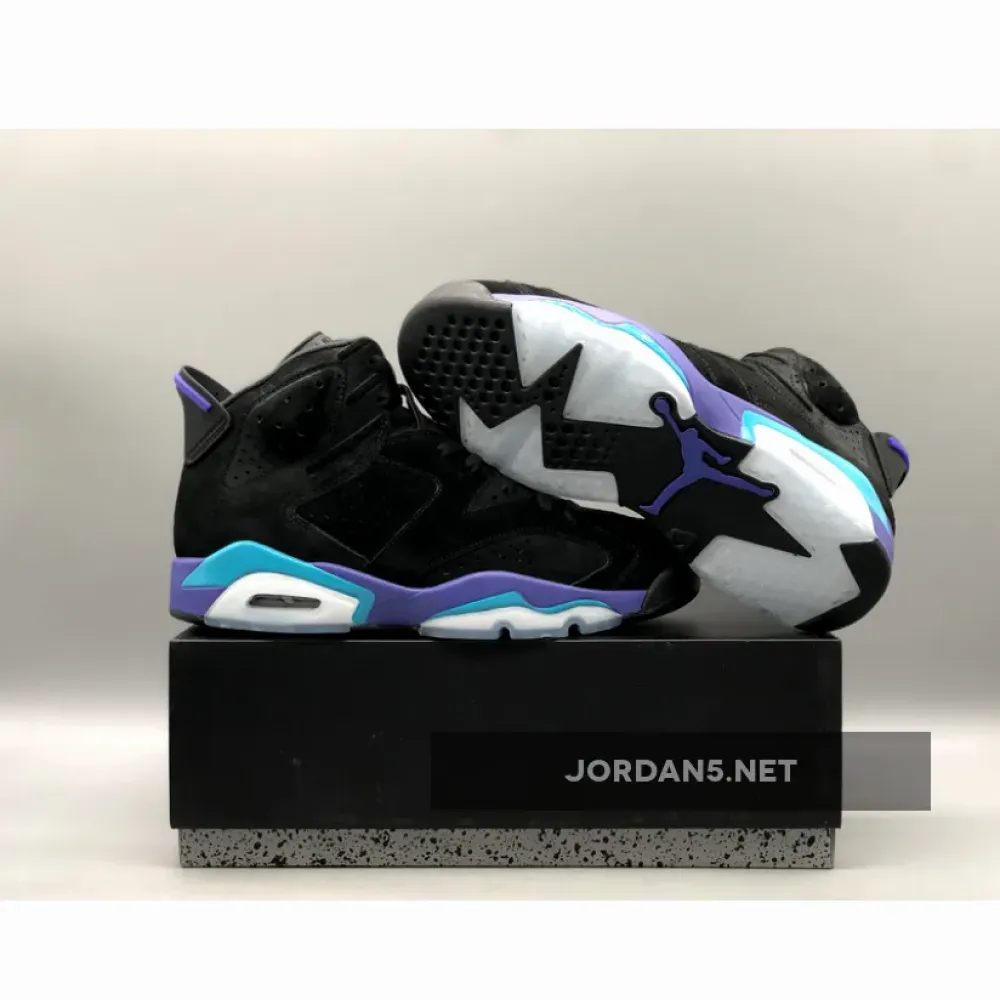 Air Jordan 6 “Aqua” Black/Bright Concord-Aquatone  CT8529-004