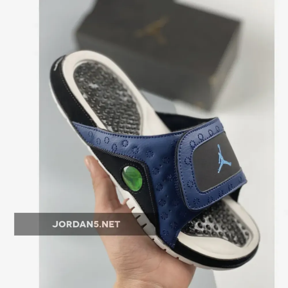 jordan hydro 13 slide midnight bavy black  684915-400