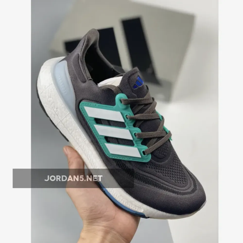 adidas Ultraboost Light Carbon/Blue Dawn/Court Green HQ6342