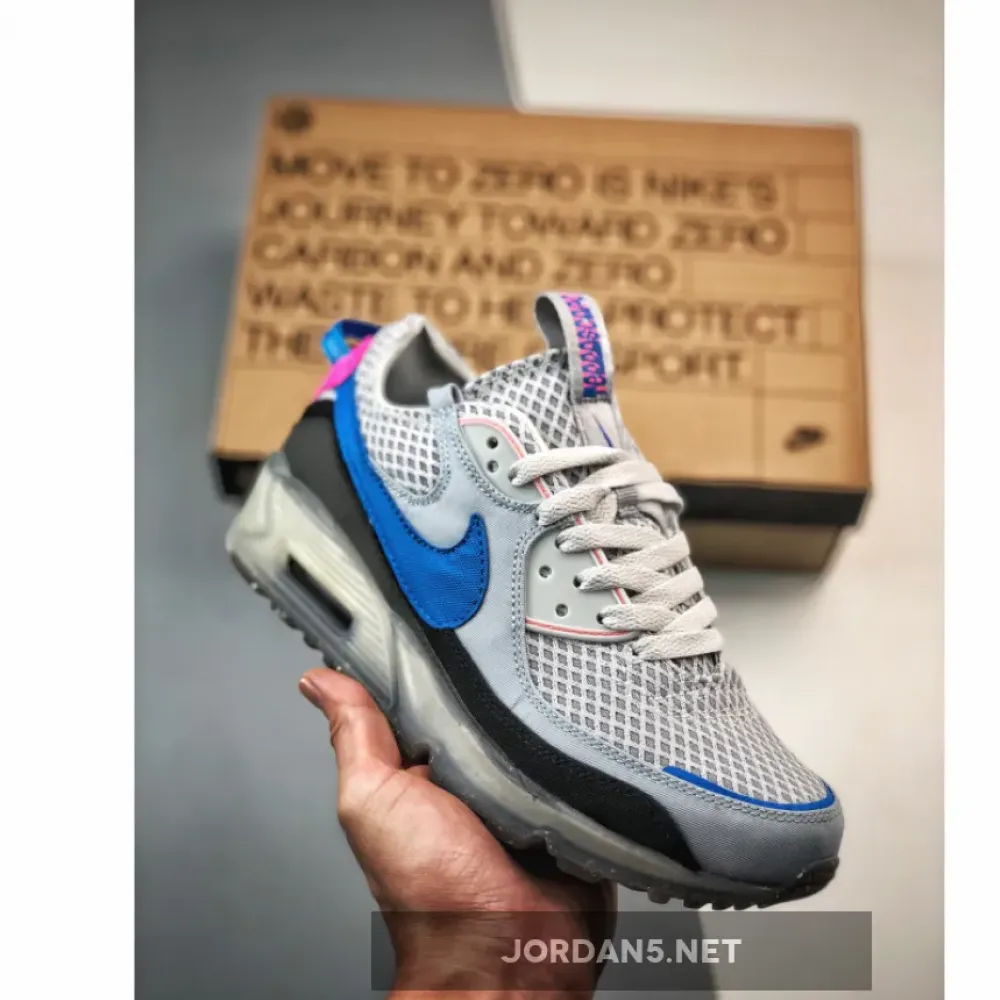 Nike Air Max 90 Terrascape Grey Blue Pink  DM0033-004