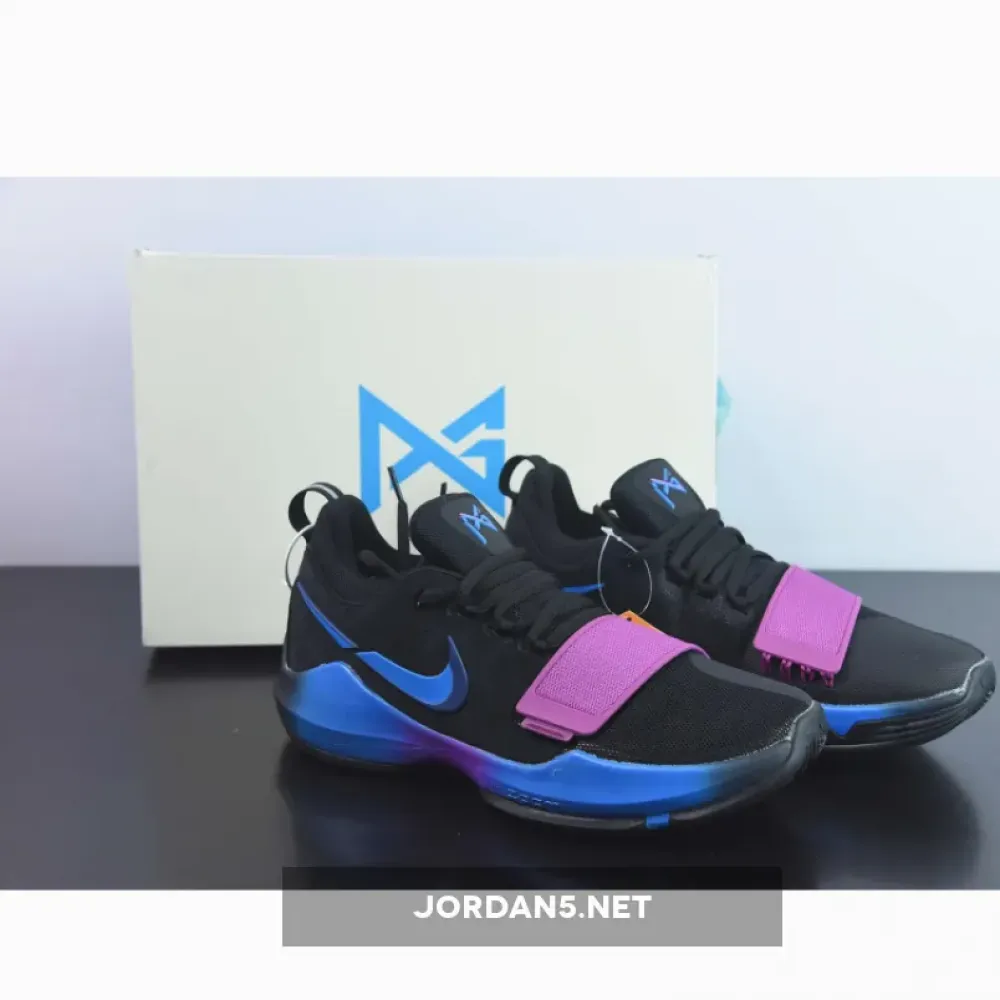 Nike PG 1 ‘Flip the Switch’ Black Purple Blue  878627-003