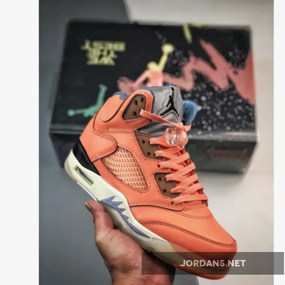 DJ Khaled x Air Jordan 5 Crimson Bliss/Sail/Leche Blue  DV4982-641