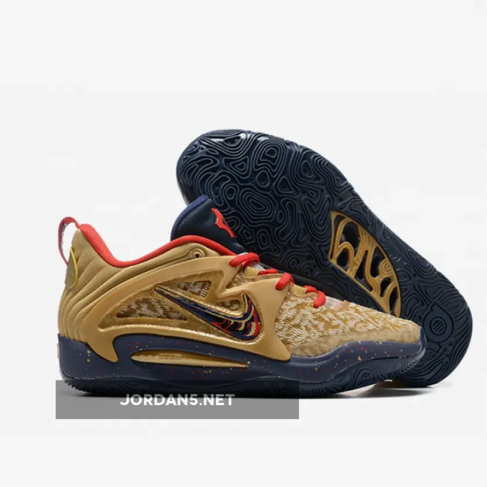 Nike KD 15 “Olympic” Metallic Gold/Midnight Navy DC1975-700