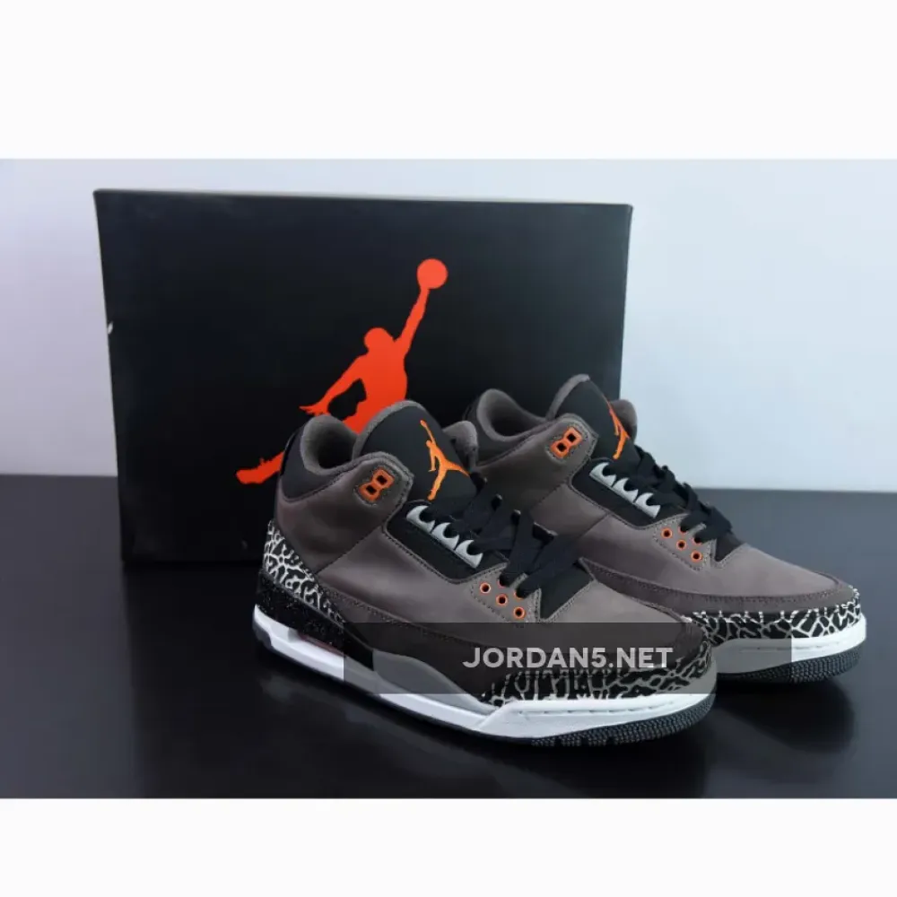 Air Jordan 3 ‘Fear’ Night Stadium/Total Orange-Black  CT8532-080