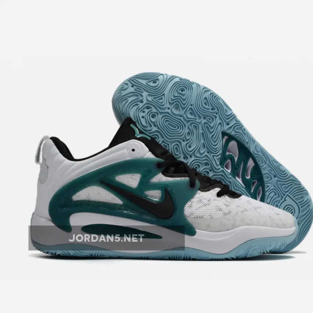 Nike KD 15 White/Black-Geode Teal  FN8009-100