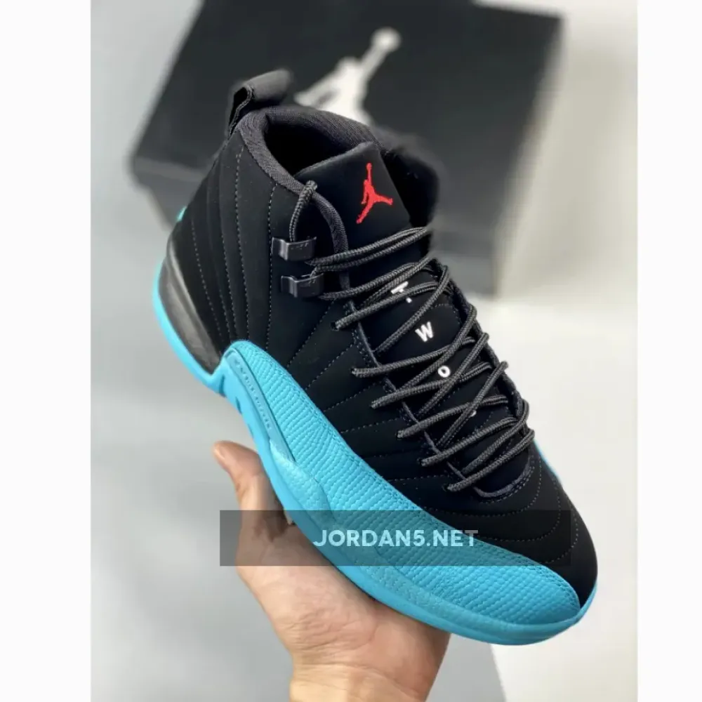Air Jordan 12 Black/Gym Red-Gamma Blue  130690-027