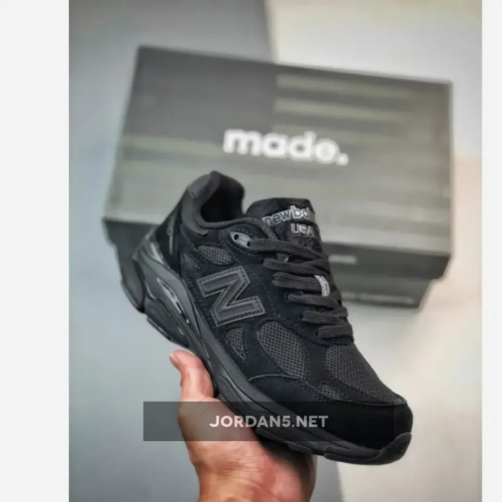 New Balance 990v3 MiUSA Total Black  M990TB3