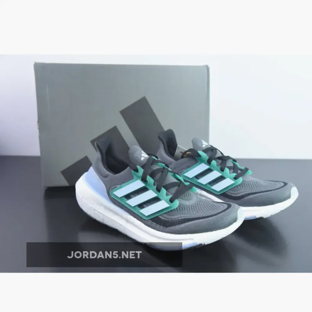 adidas Ultraboost Light Running Shoes Carbon/Blue  HQ6342