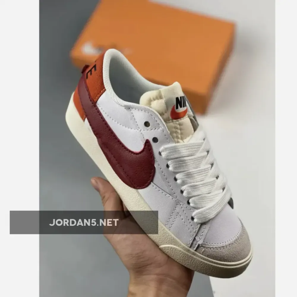 Nike Blazer Low Jumbo White Red  DQ1470-104
