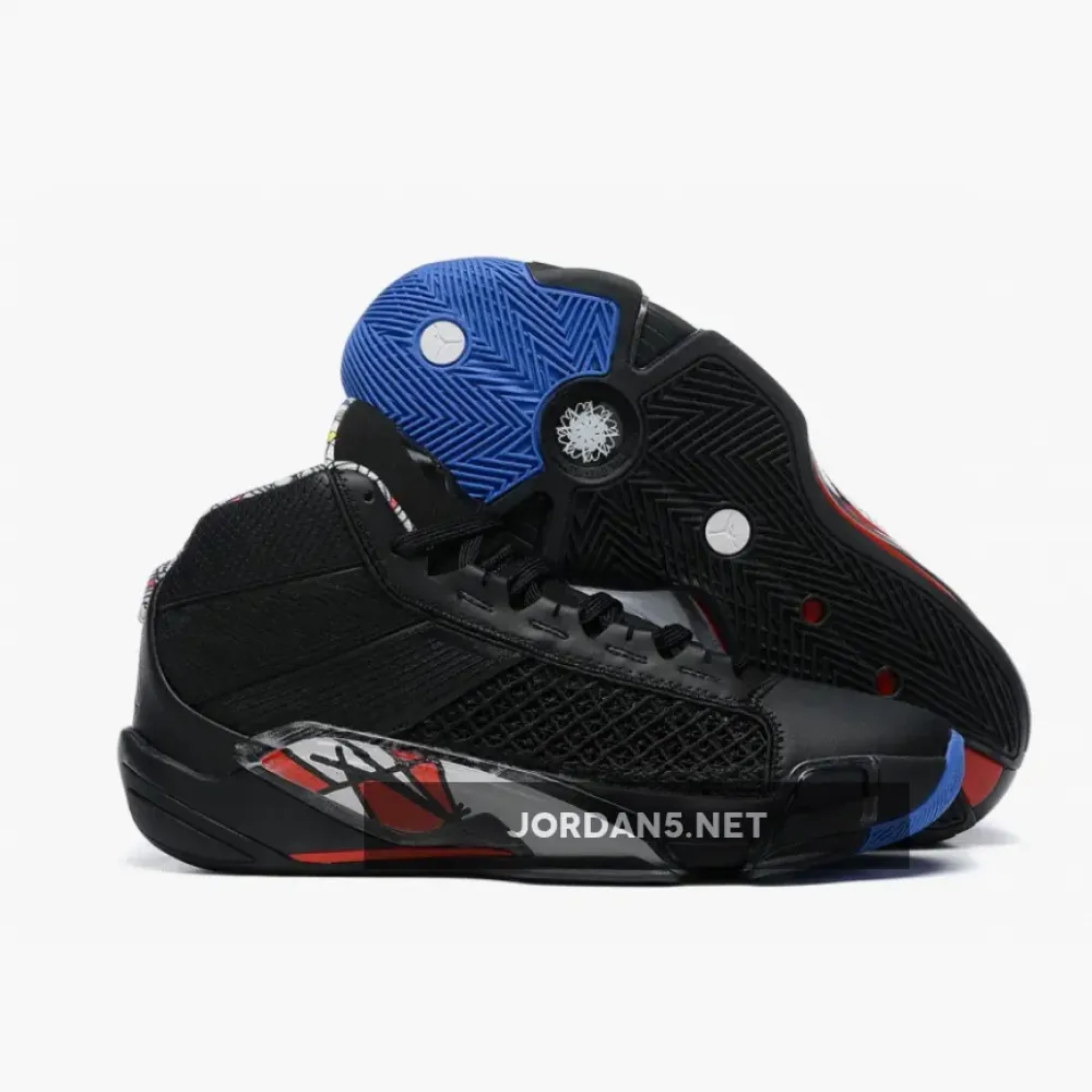 Air Jordan 38 “Playoffs” Black/Varsity Red-White