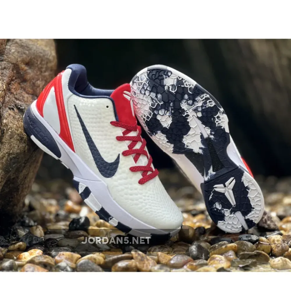 Nike Kobe 6 Protro “Team USA” PE Home White