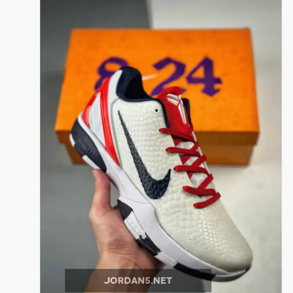 Nike Kobe 6 Protro “Team USA” Home White